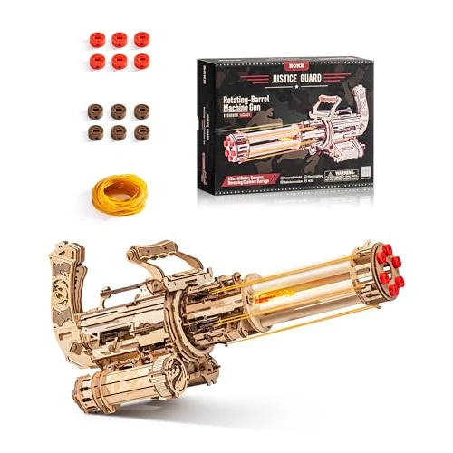 Offerta a tempo: ROKR Puzzle 3D in Legno Modellismo da Costruire per Adulti, Kit di Modelli con Elastici, Regalo per Adolescenti, Modello a barile rotante 412 Parti, LQA01 - 20% da 59.95 € a 47.96 €