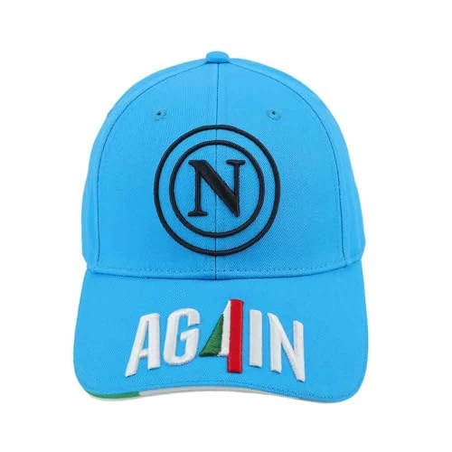 Enzo Castellano SSC Napoli 124013 Cappellino da Baseball, Turchese, Taglia Unica Unisex-Adulto