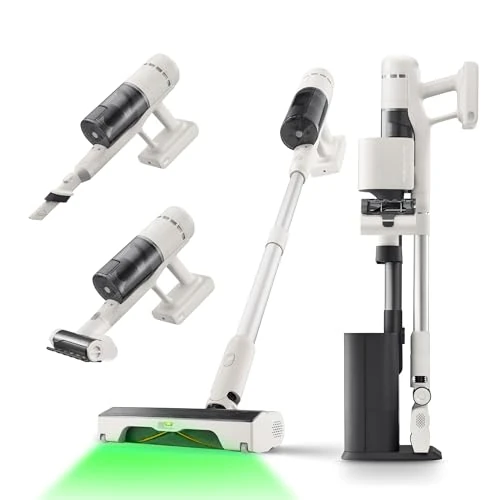 roborock H60 Hub Cordless Vacuum Cleaner with Automatic Dump Station 2 L, Charging Station, Removable Battery 60 Min, Suction Power 115 AW for Large Debris and Pet Hair