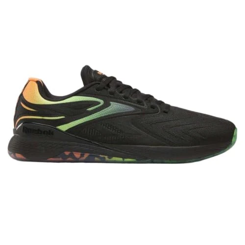 Tijdelijke aanbieding: Reebok Unisex Nano X5 Edge sneakers, zwart/arena oranje/digitaal limoen, 45,5 EU van 148.27 € naar 148.27 € (0.00% korting)