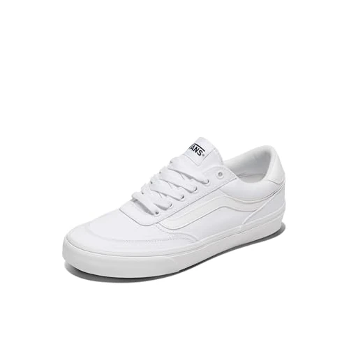 Offre limitée : Vans Boy's Brooklyn Ls White And White 4 36.5 de 50.00 € à 37.41 € (25% de remise)