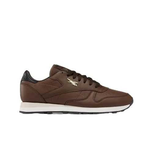 Reebok Unisex Classic Leather Sneaker, SIMPLEBROWN/Chalk/Washedblack, 35 EU