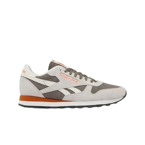 Reebok Unisex Classic Leather Sneakers, Stillgrey softgrey krijt, 42.5 EU