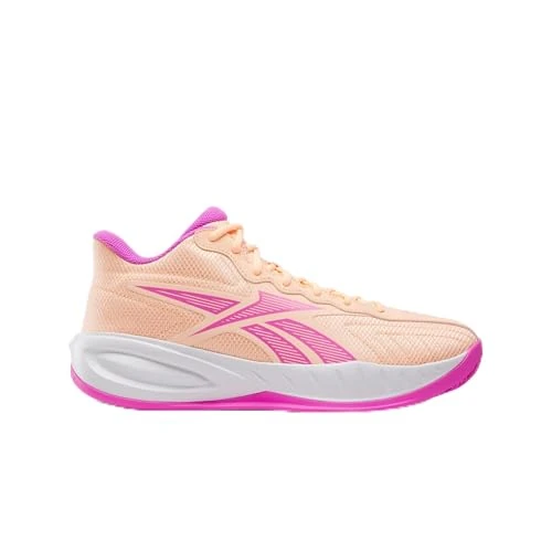 Offre limitée : Reebok Baskets Press Unisexes, Rose virtuel, Rose Vif, pêche Future, Taille 43 EU de 75.00 € à 37.98 € (49% de remise)