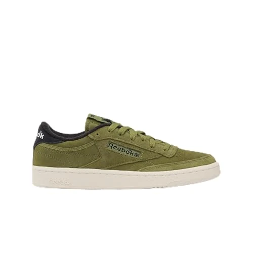 Offerta a tempo: Reebok Unisex Club C 85 Vintage Sneaker, GRITTYGREEN/Black/Chalk, 42 EU - 45% da 110.00 € a 59.99 €