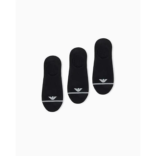 Zeitlich begrenztes Angebot: EMPORIO ARMANI Eagle Damen-Socken, Schwarz, Größe S/M, 3er-Pack von 31.00 € auf 26.35 € (15% Rabatt)