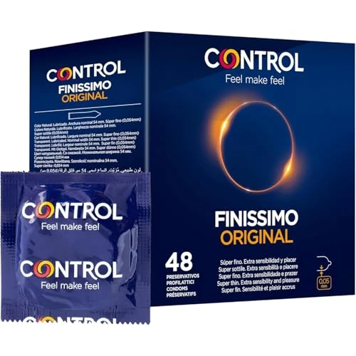 Offerta a tempo: Control Finissimo Original Preservativi Super Sottili 0.05 mm - 48 Profilattici - 0% da 39.60 € a 39.60 €