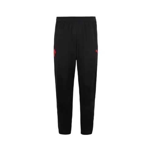 A.C. Milan - Training Trousers with Pockets, Competition Tracksuit, 2025/2026 Season, Official Product, Adult, Black, L