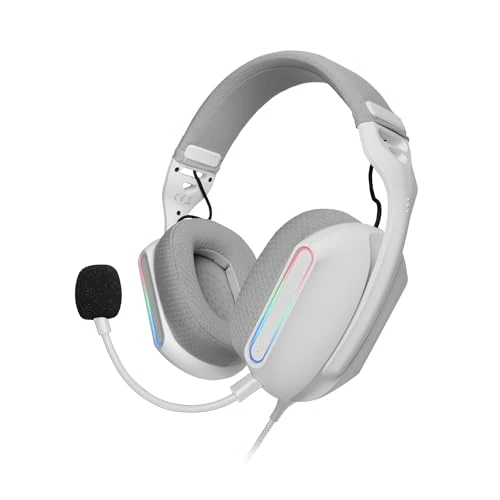 Oferta ograniczona: Mars Gaming MH-PRO, Słuchawki Gamingowe ARGB Flow, Dźwięk Przestrzenny, Poduszki AIR 3D, Mikrofon, PS4, PS5, XBOX ONE, XBOX SERIES X-S, Switch, Switch 2, Windows, Mac, Smartfon i Tablet, Biały z 75.72 EUR na 75.72 EUR (znizka 0%)