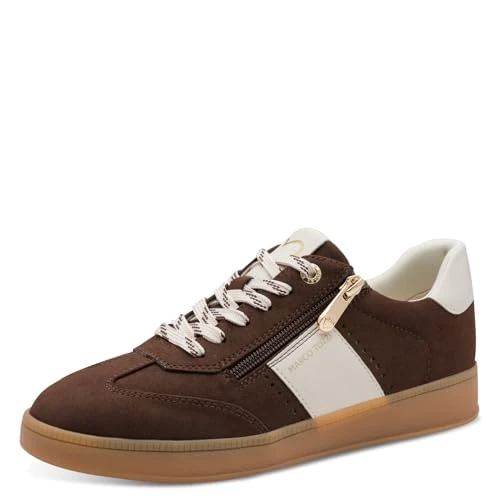 Limited-time offer: MARCO TOZZI Women's Sneaker Soft Feel Me Removable Footbed Soft Lining Modern, Brown (Chocolate), 4.5 UK from 46.58 £ to 46.58 £ (save 0.00%)