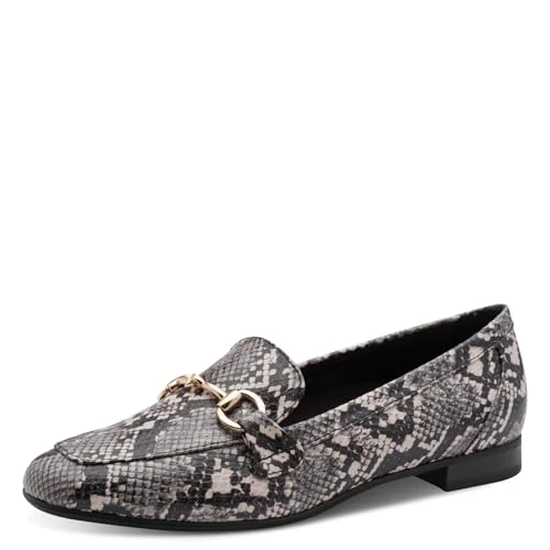 Offerta a tempo: MARCO TOZZI Donna Slip-On Morbido Feel Me Plantare Morbida Fodera Vegan Vegan, Beige (Cream/STR.), 41 EU - 9% da 49.95 € a 45.28 €