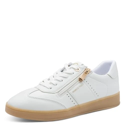 Offerta a tempo: MARCO TOZZI Donna Sneaker morbida soletta Feel Me estraibile morbida fodera interna Moderno, bianco (WHITE), 36 EU - 19% da 59.95 € a 48.77 €