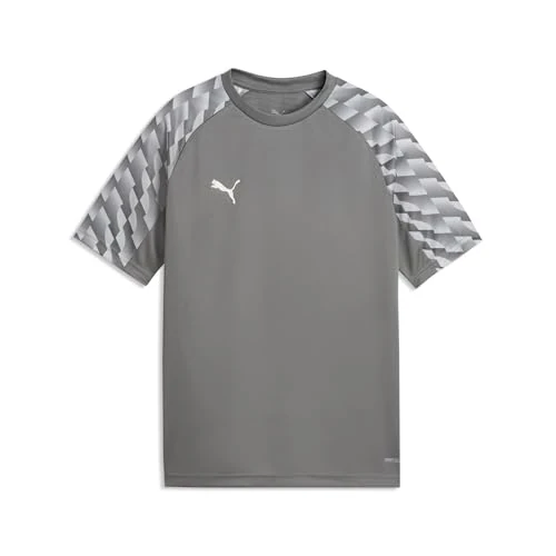 Limited-time offer: PUMA teamLIGA26 Jersey Jr, 164, Flat Medium Gray White-Flat Light Gray from 16.00 £ to 16.00 £ (save 0.00%)
