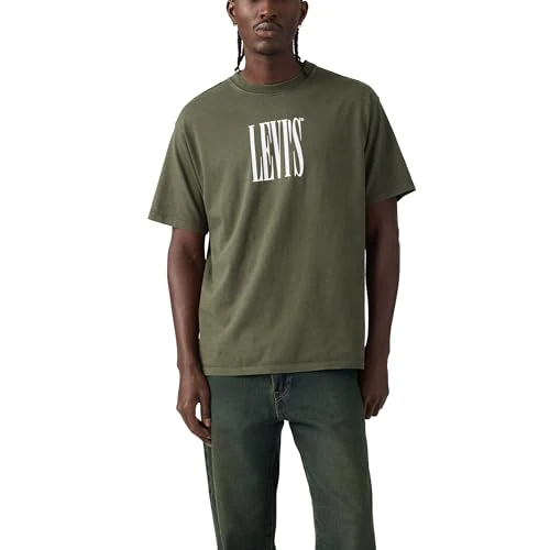 Offerta a tempo: Vintage Fit Graphic Tee Stretched Serif - 0.00% da 18.99 € a 18.99 €