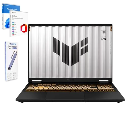 ASUS TUF Gaming do notebooków 17,3" FHD 144 Hz | Intel Core 5 210H | RTX 4050 6 GB | 32 GB DDR5 RAM | SSD 1000 Nvme | Win 11 | Laptop Gaming Nowość | Włoska klawiatura RGB, HDMI, Wi-Fi 6, Bluetooth