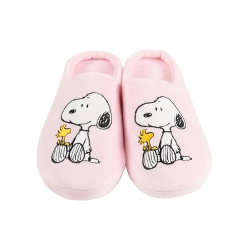 Oferta ograniczona: United Labels The Peanuts Snoopy kapcie damskie – Woodstock kapcie wsuwane klapki różowe z 76.01 EUR na 76.01 EUR (znizka 0%)