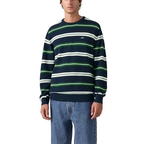 Offerta a tempo: Levi's Maglione Leggero da Uomo, Anthem Stripe V3 Dre, S - 0.00% da 58.41 € a 58.41 €