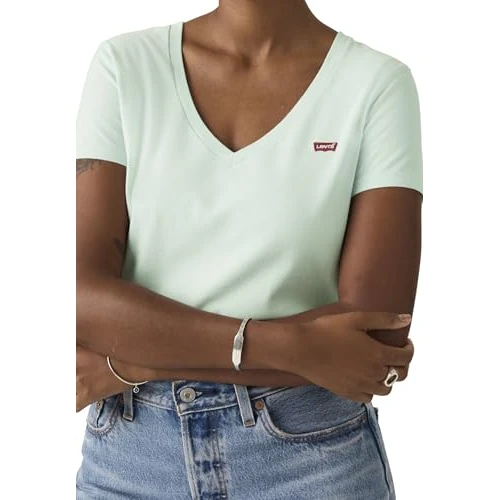 Offre limitée : Levi's Perfect Vneck Pale Blue Cotton de 20.06 € à 18.75 € (7% de remise)