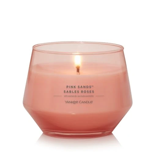 Bougie parfumée Yankee Candle Studio | Bougie moyenne Sables roses | Bougie longue durée : 40 à 65 heures de combustion | Cadeau parfait pour femme, pour mère, de marriage et plus