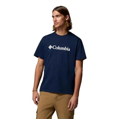 Offerta a tempo: Columbia CSC Basic Logo Tee, Maglietta classica da uomo in cotone da indossare tutti i giorni - 46% da 27.00 € a 14.69 €