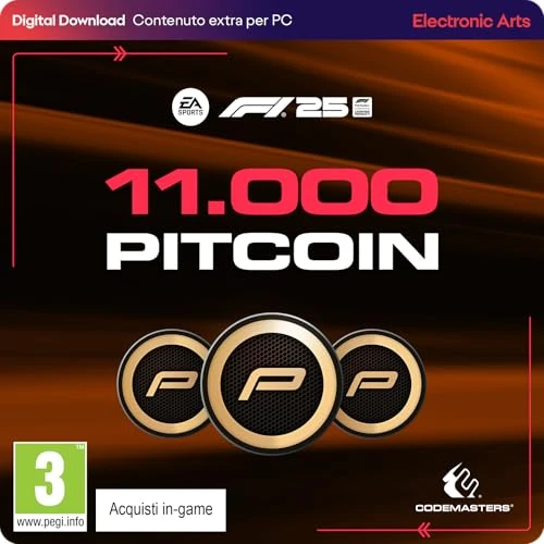 F1 25 11,000 PITCOIN PCWin | Codice EA App | Videogiochi | Italiano