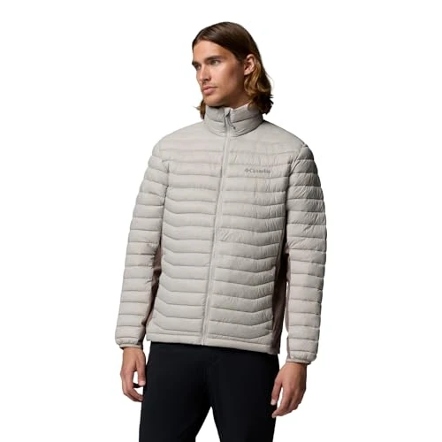 Tijdelijke aanbieding: Columbia Powder Pass hybride jas voor heren, Puffer Jacket, Flint Grey/Iron, XXL van 78.08 € naar 78.08 € (0.00% korting)