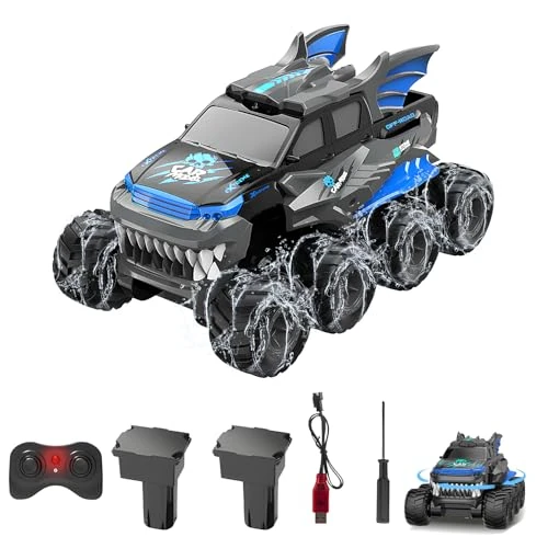 Offerta a tempo: FEIMUOSI Macchina Telecomandata Auto RC Car: Anfibia Professionale Radiocomandata Bambini Giocattolo Camion RC Tutti i Terreni Veicolo Fuoristrada per 3 4 5 6 7 8 9 10 Anni Regali Natale e Compleanno — 20% da 39,98 € a 31,98 €