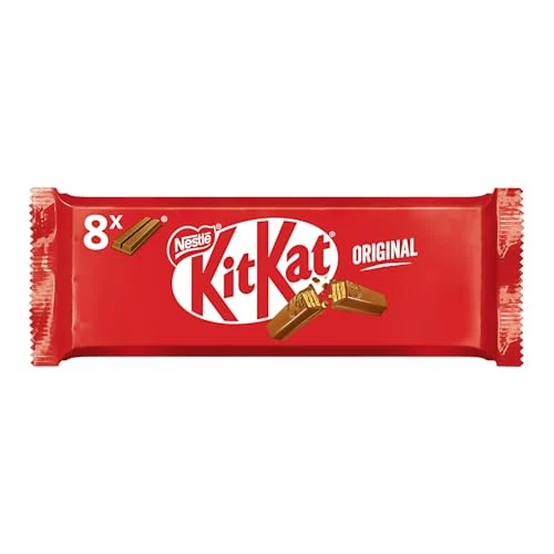 Offerta a tempo: KITKAT Classic Wafer Ricoperto di Cioccolato al Latte, 8 Snack da 20,7g (165,6g) - 26% da 3.39 € a 2.50 €