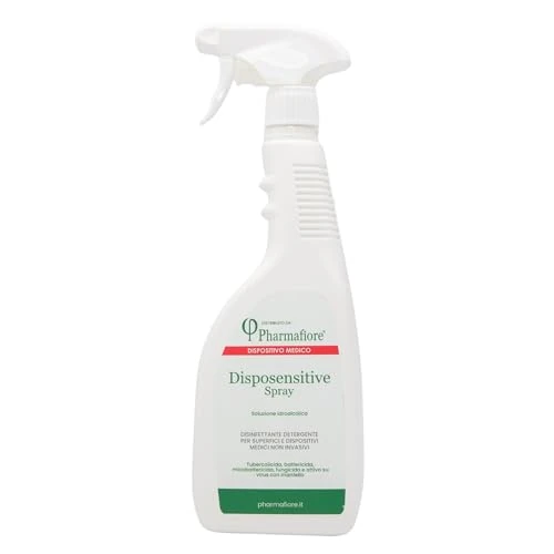 Disinfettante Spray per Dispositivi Medici e Superfici ad Azione Rapida Disposensitive Spray, Pronto all’Uso, A Base di Alcool Isopropilico, Virucida, Battericida, Fungicida, Decontaminante, 750 ml