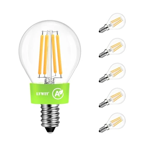 Tijdelijke aanbieding: LVWIT Lamp E14 warmwit, 2,2 W ledlamp klasse A, komt overeen met halogeenlampen 40 W, 470 lm, gloeilampen met laag verbruik P45, 2700 K, 6 stuks, niet dimbaar van 27.89 € naar 27.89 € (0.00% korting)
