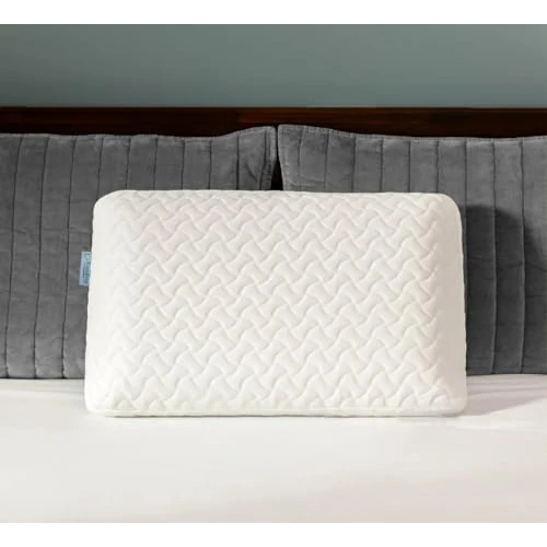 Ecosafeter Almohada de Espuma Viscoelástica Alta Densidad 2026 | Almohada Ergonómica con Funda de Bambú | Soporte Cómodo para Cuello y Hombros | Ajuste a Todas Las Posiciones de Sueño