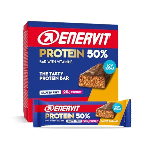 Offerta a tempo: Enervit - 12 Barrette Proteiche al Caramello Salato — 34% da 31,08 € a 20,52 €