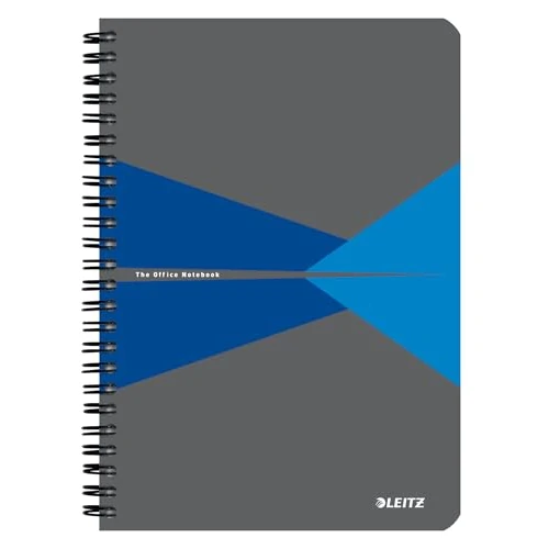 Offre limitée : Leitz Office College Pad - Cahier A5 quadrillé avec reliure spirale, ouverture à 360 degrés, 180 pages / 90 feuilles de papier accrédité FSC 80 g/m², pour bureau et école, bleu, 44581035 de 3.22 € à 3.22 € (0.00% de remise)