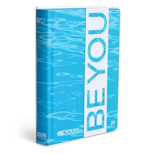 Tijdelijke aanbieding: BE YOU - Patroon Sailor, schoolagenda 2025-2026, kalender 12 maanden datum, formaat Easy 12,5 cm x 16,5 cm, transparante envelop, dagboek met stickers en bladwijzers van 28.90 EUR naar 28.90 EUR (korting 0%)