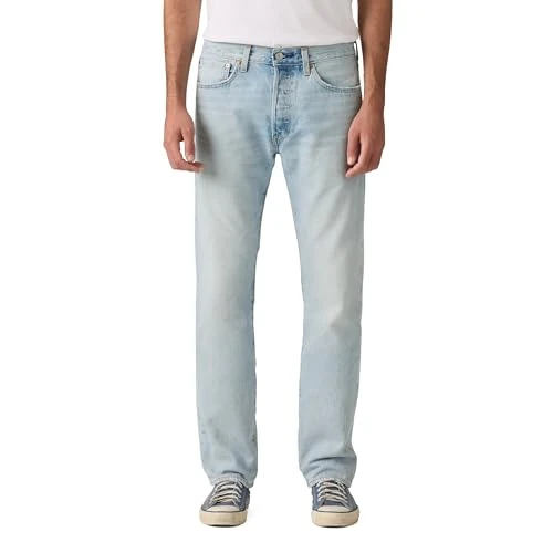 Zeitlich begrenztes Angebot: Levi's Herren Jeanshose 501 Original mit Knopfleiste, Straight Fit, Blau (Texas Rides), W31/L32 von 109.00 € auf 109.00 € (0.00% Rabatt)