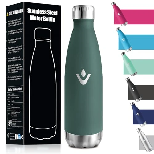 Offre limitée : HoneyHolly Bouteille Isotherme, Acier Inoxydable 18/8, Gourde Isotherme 750ML, Sans BPA, Gourde Sport, Étanche Double Isolation, Water Bottle pour Le Camping, Gymnases, Sports, Écoles de 16.83 € à 16.83 € (0.00% de remise)