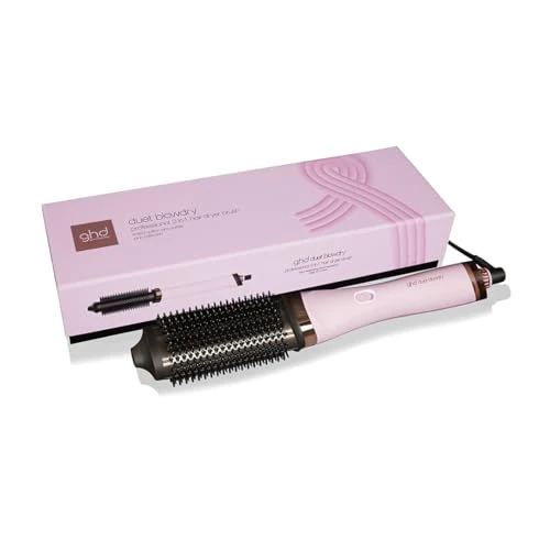 Ghd Duet Blowdry Limited Edition Round Brush Dryer in Pink Sorbet with Heat Protection Case - from Wet to Blow Dry Without Heat Damage, More Volume, 24 Hours Long Lasting Results - for All Hair Types