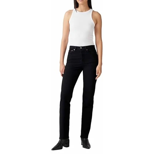 Offerta a tempo: Levi's Wedgie Straight Donna, Wedgie Straight Black Sprout, 31W / 30L - 38% da 60.00 € a 37.27 €