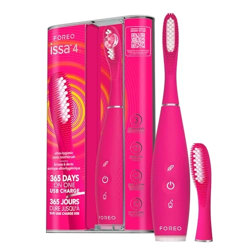 Offerta a tempo: FOREO ISSA 4 Set Spazzolino Elettrico Sonico + Testina Hybrid Wave - 50% da 99.00 € a 49.50 €