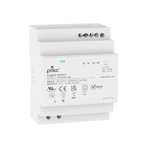 Plikc - Modulares Schaltnetzteil, einstellbare Spannung (24 VDC - 3,83 A - 92 W)