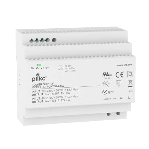 Plikc - Modulaire schakelvoeding, instelbare spanning (24 VDC - 6,25 A - 150 W)