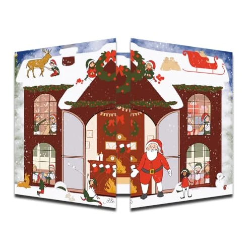 Calendrier de l'Avent 2025 pour enfants - Idée Cadeau Enfants - 24 bonnes actions à réaliser avant Noël - À partir de 3 ans - Format A4