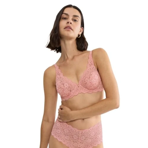 Zeitlich begrenztes Angebot: Triumph Damen BH Amourette W, mit Bügel, ohne Polsterung, Verstellbare Träger, 70B, Cherry Rose von 54.00 € auf 17.16 € (68% Rabatt)