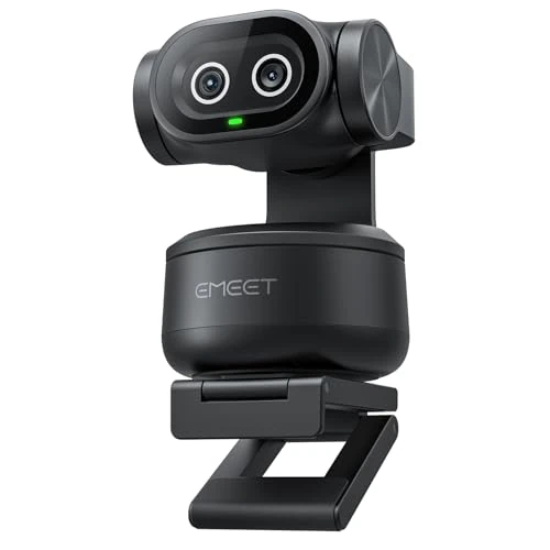 Tijdelijke aanbieding: EMEET 4K Webcam Pixy met automatische tracking - kleine tracking, gebarenbediening, array met 3 microfoons voor heldere videogesprekken en streaming van 99.99 EUR naar 99.99 EUR (korting 0%)