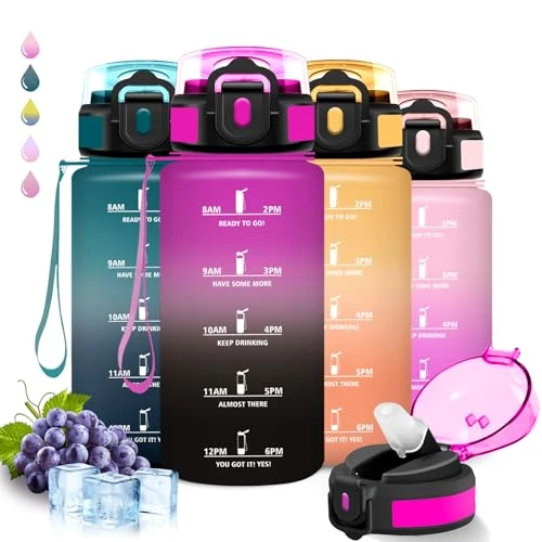 Limited-time offer: Drinkfles Voor Kinderen, 500ml Drinkfles, Drinkfles Met Rietje, Lekvrij, Schooldrinkfles, Kan Meegenomen Worden, Drinkfles Met Tijdmarkering, Waterfles Voor Kantoor, Kamperen En Sport. from 17.86 £ to 17.86 £ (save 0.00%)