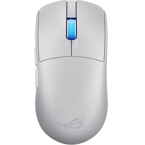 Offerta a tempo: ASUS ROG Harpe II Ace, Mouse Gaming Wireless, Sensore Ottico AimPoint Pro 42K, Polling 8K, Tasti Ottici, 5 Pulsanti Programmabili, Progettato per Giochi FPS, Solo 48 g di Peso, Simmetrico, Bianco - 28% da 179.90 € a 129.90 €