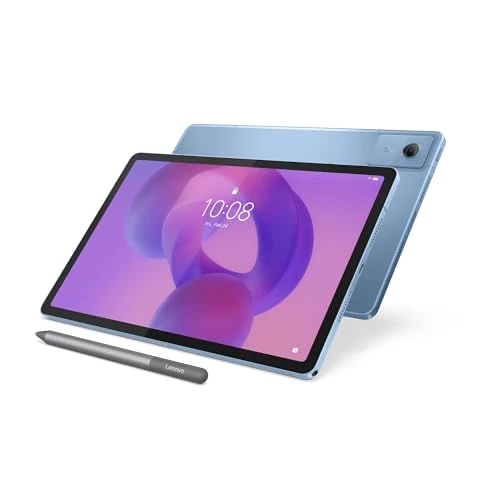 Lenovo Idea Tab – Screen 11 Inch 2.5K (2560 x 1600) 90Hz, Mediatek Dimenity 6300, 8GB RAM, 256GB Memory, 5G, WiFi 5, Android 15 Tablet, Tab Pen Included – Polar Blue