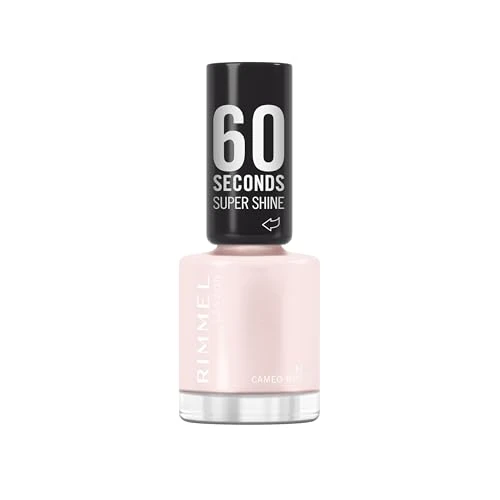Offerta a tempo: Rimmel 60 Seconds Super Shine Smalto, Smalto asciugatura rapida, Colore vibrante, A lunga tenuta, 8 ml, 108 Cameo Rose - 73% da 6.00 € a 1.60 €