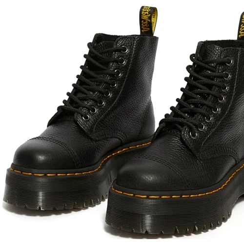 Dr. Martens Sinclair Jungle Boot Springlaarzen voor dames, Black Milled Nappa, 44 EU