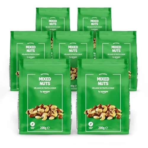 Offerta a tempo: by Amazon Frutta a Guscio Assortita - 200g, confezione da 7 - 20% da 22.19 € a 17.71 €